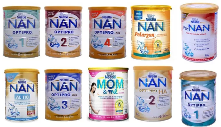 Các dòng sữa NAN Nestle hiện nay: Phân biệt NAN Nga, NAN Đức và NAN Việt Nam 2 Điểm chung của các dòng sữa NAN Nestlé