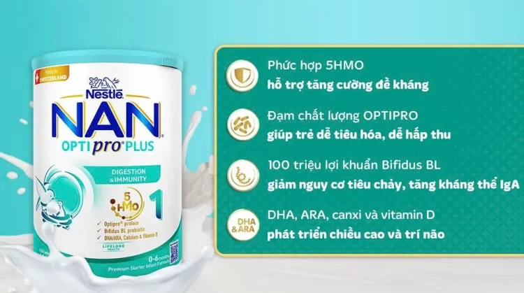 Top 10 các dòng sữa non tăng cân cho trẻ sơ sinh được đánh giá cao trên thị trường