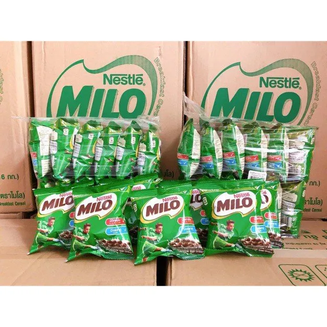 So sánh ngũ cốc MILO dạng bánh ăn liền và sữa Milo nước truyền thống